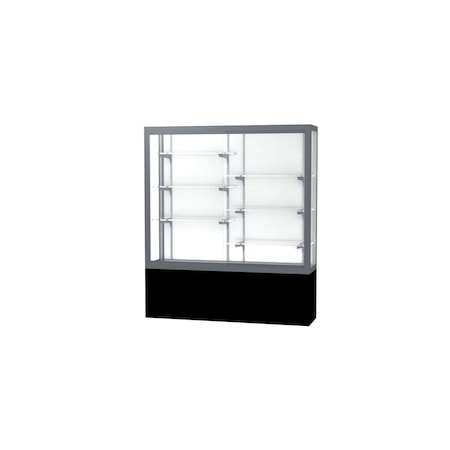 Ghent Display Case 60x66x16, White, Satin 13405-WB-SN
