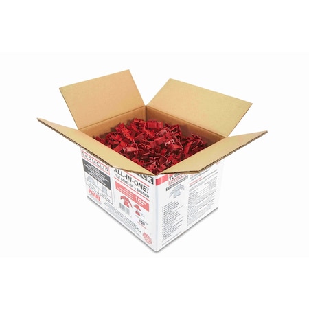 Pearl Tuscan Seamclip Truspace Red 3/8 in. to 1/2 in. Tiles, Box of 500 TSC500R