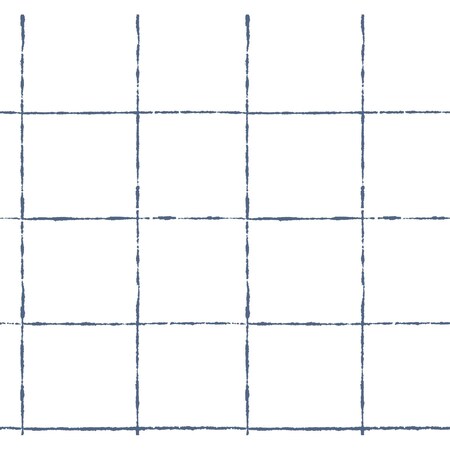 York Wallcoverings La Vitre Plaid Ultramarine Wallpaper ZM2856