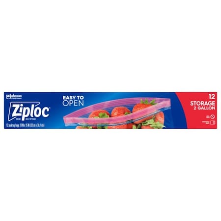 Ziploc STORAGE BAG 2 GALLON 12 CT, 12PK 01143