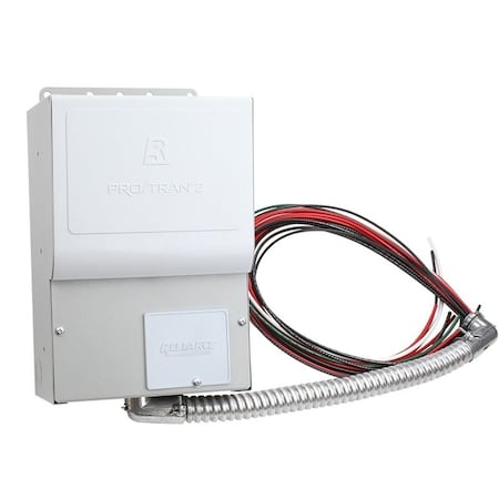 Reliance Controls RELIANCE CONTROLS Pro/Tran 30216A Transfer Switch, 60 A, 120/250 V, 7500 W, 1-Phase 306C