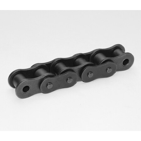 Senqcia Hi-Max Riveted Standard Roller chain, 10 ft OAL, 1/4 P, 0.13 Dia x 1/8 in W Roller 25HMRB