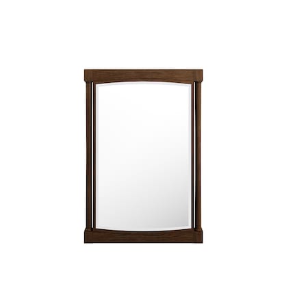 James Martin Vanities Kinnsden 26" Mirror, Sable Oak D680-M26-SBK