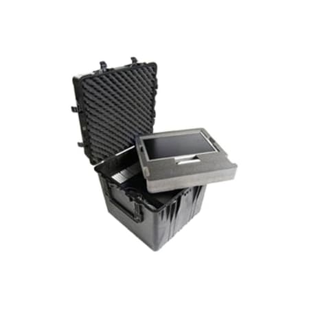 Pelican Black Protective Case, 26-1/2"L x 26-1/2"W x 25" D 370