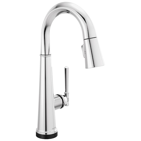 Delta Emmeline Touch2O Bar / Prep Faucet With Touchless Technology In Lumicoat Chrome 9982TL-PR-DST
