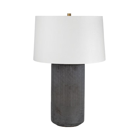 Troy Lighting Greyson 1 Light Table Lamp, Patina Brass, 19 In x 28.75 In PTL4429-PBR