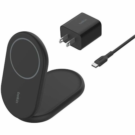 Belkin QI2 LOW COST SINGLE WIRELESS CHARGING STAND, BLACK WIB007TTBK