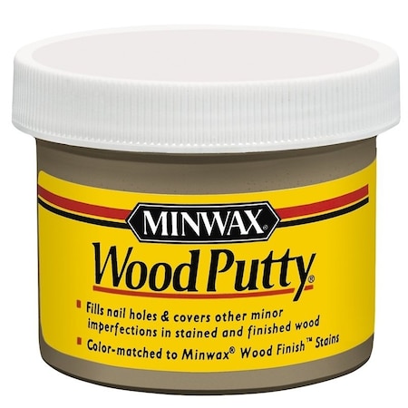 Minwax Wood Putty Wood Filler, Gray, 375 oz 136200000