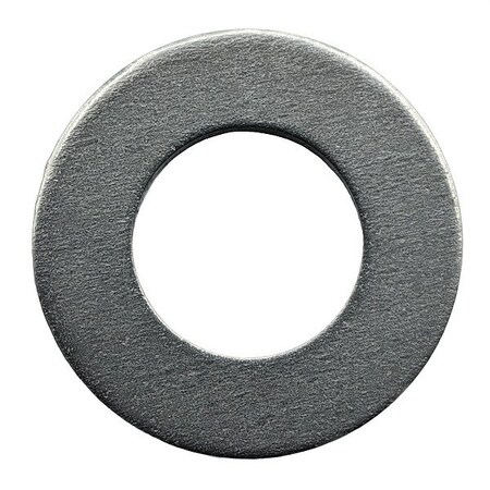 Zoro Select Flat Washer, For Screw Size 1/2 in , Titanium Plain Finish 0045876