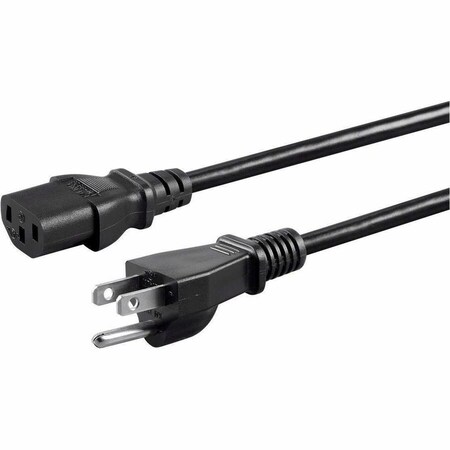 Monoprice Power Cord - NEMA 5-15P to IEC 60320 C13_ 18AWG_ 10A/1250W_ 3-Prong_ B 27291