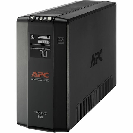Apc UPS - TOWER - 510WATT - USB, LCD INTERFACE - 4 NEMA 5-15R, 4 NEMA 5-15R SURGE - BX850M