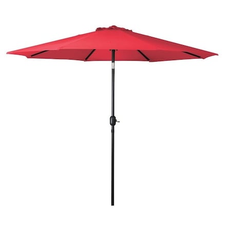 Seasonal Trends Crank Umbrella, 92.9 in H, 107.9 in W Canopy, 107.9 in L Canopy, Round Canopy, Steel Frame 69867