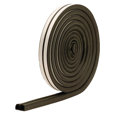 M-D Building Products 0 Weatherstrip Tape, 1132 in W, 17 ft L, EPDM Rubber, Black 1025