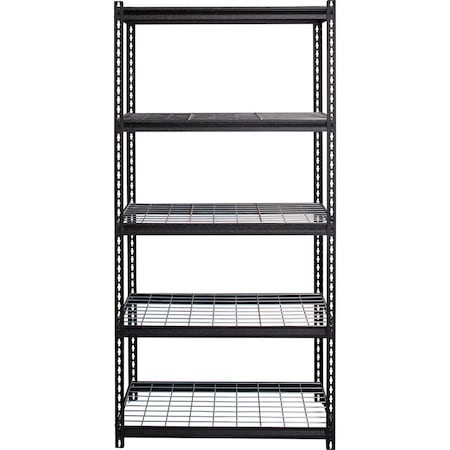 Lorell Wire Deck Shelving 72" Height x 36" Width x 18" Depth Recycled 99929