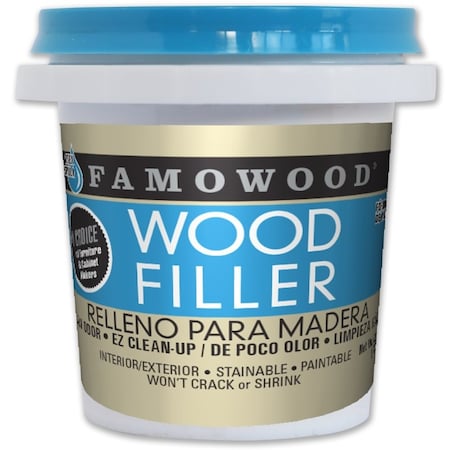 Famowood Wood Filler, Paste, Red Oak, 0.25 pt 40042134