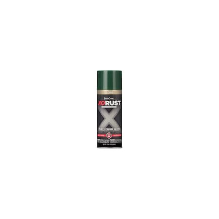True Value Anti-Rust Enamel Spray Paint & Primer, Hunter Green Gloss, 12-oz. XOP11-AER