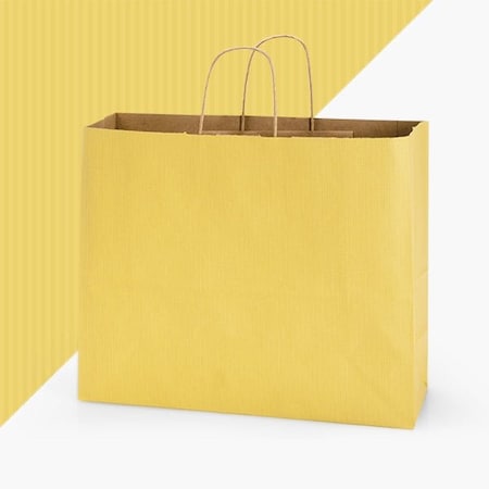 Nashville Wraps Mellow Yellow Shadow Stripe Bags, Vogue 16x6x13, 250PK MYSBV
