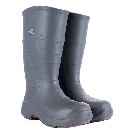 Honeywell Servus Rubber Boot, 10D, Knee, Gray, PR 521152 100