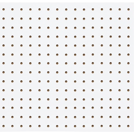 Global Product Sourcing 3/16''x4 'x8 ' Wht Tempered Hardboard Pegboard 14049