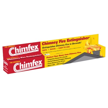 Chimney Fire Stop - Plastic Red Brick Chimney Fire Stop Chimfex 1 pk Fire Extinguisher For Household 3412