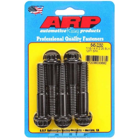 Arp 645-2250 0.43-14 x 2.250 in. Bolt Kit, 12 Point ARP645-2250