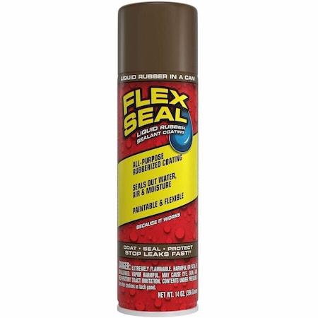 Flex Seal Brown, Net Wt. 14 oz, 6PK FSBRNR20