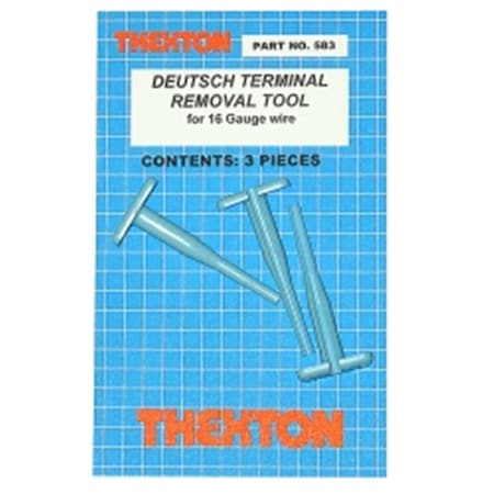 Thexton Mfg Co Thexton  Deutsch Terminal Removal Tools for 16 Gauge Wire THX583