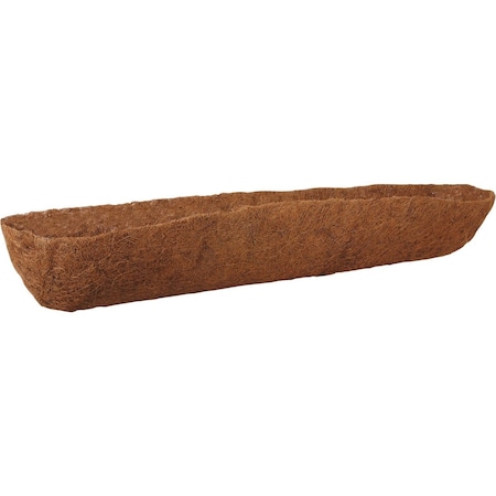 Best Garden 48'' W. x 9.8'' L. x 8.3'' D. Coconut Fiber Trough Plant Liner HB1319-48CC