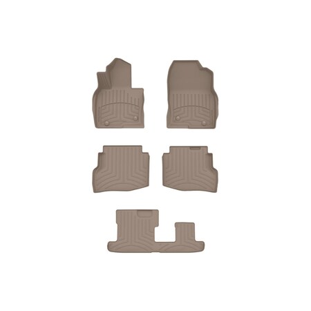 Weathertech Tan, Front and Rear and Rear FloorLiner HP 45972-1-4-3IM