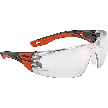 Bolle Safety Safety Glasses, M/L, Clear Lens RUSPMN11U