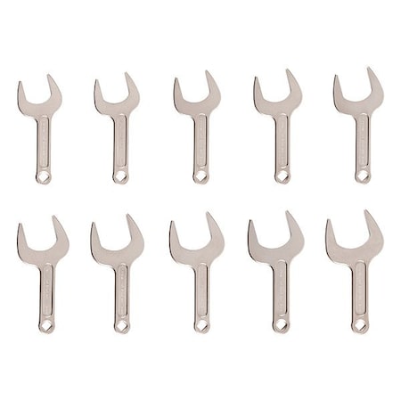 Tekton Open End Wrench Set, 10 Tools WSE90102