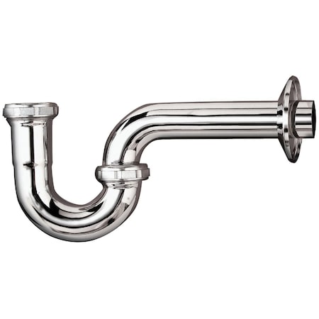 Do It Best 1-1/4'' x 1-1/4'' 22 Gauge Brass P-Trap DIB20200