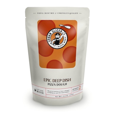 Urban Slicer Pizza Worx DDDPIZZADOUGH Detroit Deep Dish Pizza Dough, 13.2 oz, Pack 200