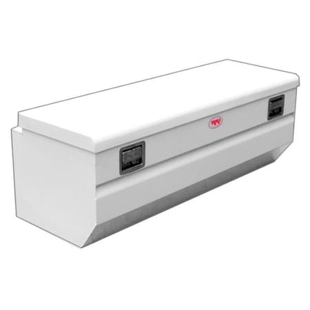 Rki M54U-1NM Single Lid Steel Chest Tool Box with Offset for Fullsize, White RKIM54U-1NM