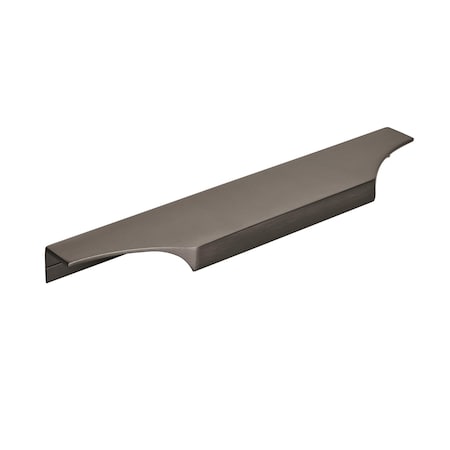 Amerock Extent 8-9/16 in 217 mm Center-to-Center Black Chrome Cabinet Edge Pull BP36753BCR