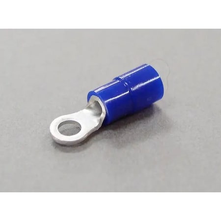 Nichifu Eco-Friendly Polycarbonate Insulated Ring Terminals, Stud #4, AWG 16-14 TMEX 2-3S-BLU