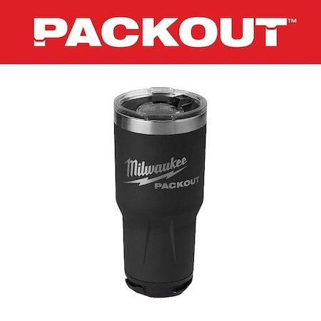 Milwaukee Tool PACKOUT(TM) 30oz Tumbler - Black 48-82-8393BP
