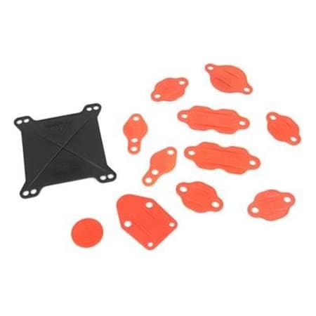 Jaz 730-001-01 Small Block Chevy Block-Off Kit - Small Block Chevy with 4150 Holley Carb JAZ730-001-01