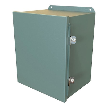 Hammond Clamps Electrical Enclosure, 12 in H, 8 in D, 10 in W, 12, 13, 3R, 4, Steel HJ12108HLP