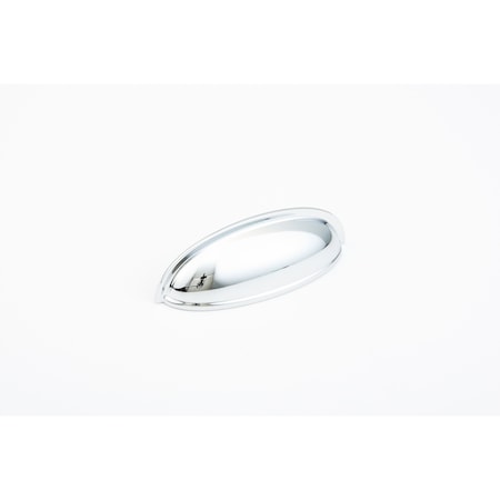 Schaub 4-5/8in Overall; 3in Center to Center Traditional Cup Pull Polished Chrome Finish 731-26