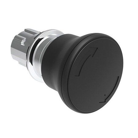 Lovato Mushroom Head Pushbutton Actum O22Mm Platinum Series Metal, 5PK LPSB6642