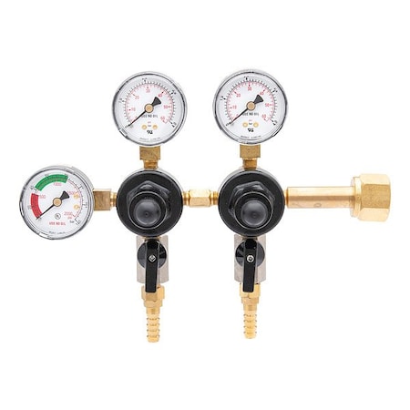 Harris Beverage Gas Regulator, 50 psig 3005232