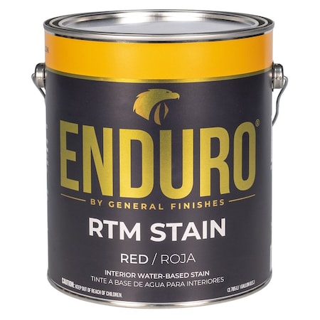General Finishes 1 Gal Red Enduro RTM Water-Based Wood Stain GRED