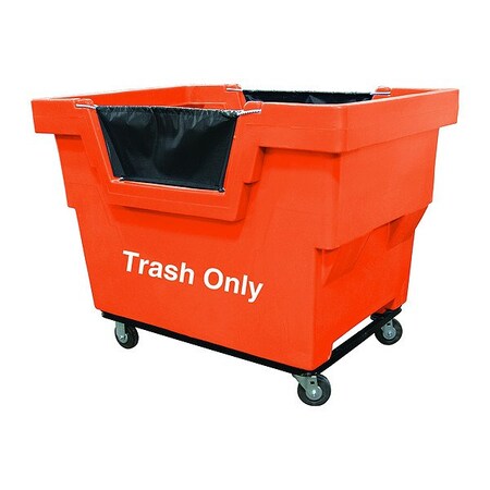 Royal Basket Trucks Mail Truck, Orng, Polyurethane G23-ORX-TMA-4UNN