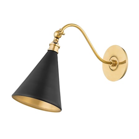 Hudson Valley Lighting Mark D. Sikes X Osterley 1 Light Wall Sconce 11 In. Aged/Antique Bronze MDS1300-ADB