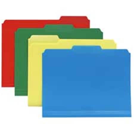 Smead Inn Dura File Folders- 9in. High Front- Letter Size- Blue SMD10503