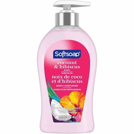Softsoap Liquid Hand Soap Pumps, Coconut and Hibiscus, 11.25 oz US07157A