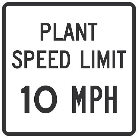 Lyle Plant Speed Limit 10 Mph G-13668-EG_24x24