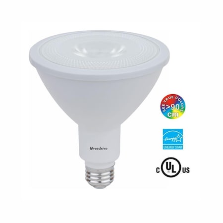 Overdrive 16.5W 3000K 90CRI PAR38 Dimmable Flood LED Light Bulb, Soft White, 6PK 633