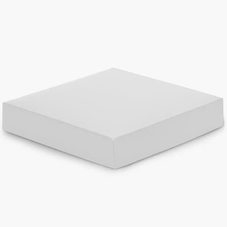 Nashville Wraps Matte White Box Lid, 8x8x1.5, 25PK GBL08WH